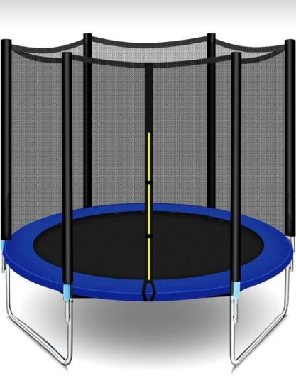صورة ترمبولين ( نطاطة - نطيطة ) مقاس 6 قدم مع شبك من نجمة الالعاب 